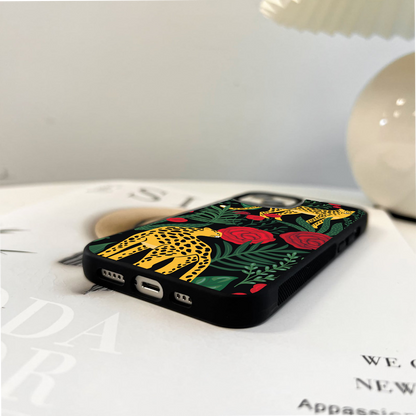 Wild Rose Jungle Glass Case