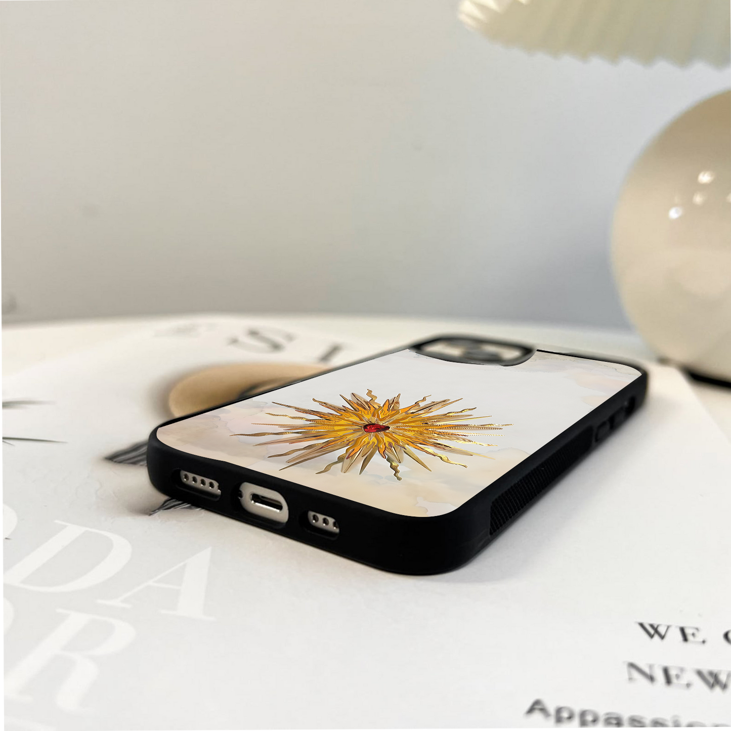 Radiant Heart Light Glass Case