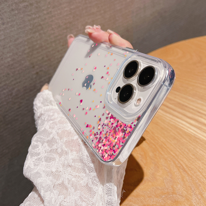 Falling Hearts Magic Clear Silicon Cover