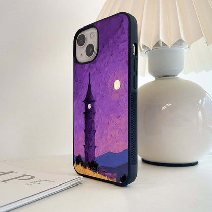 Twilight Tower Glow Glass Case