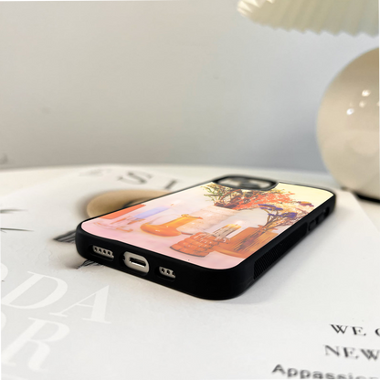 Cozy Bloom Glow Glass Case