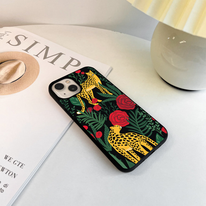 Wild Rose Jungle Glass Case