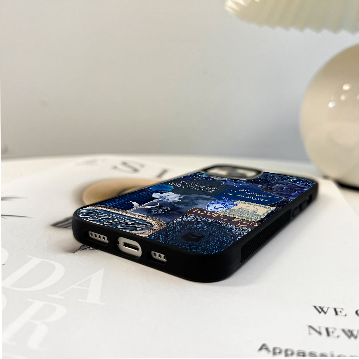 Noor Blue Blessing Glass Case