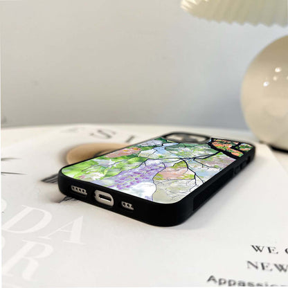 Petal Sky Whisper Glass Case