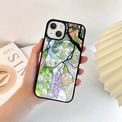 Petal Sky Whisper Glass Case