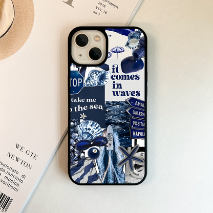 Ocean Wave Mood Glass Case