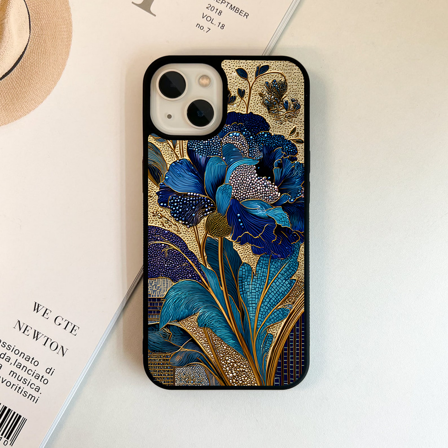 Royal Bloom Art Glass Case