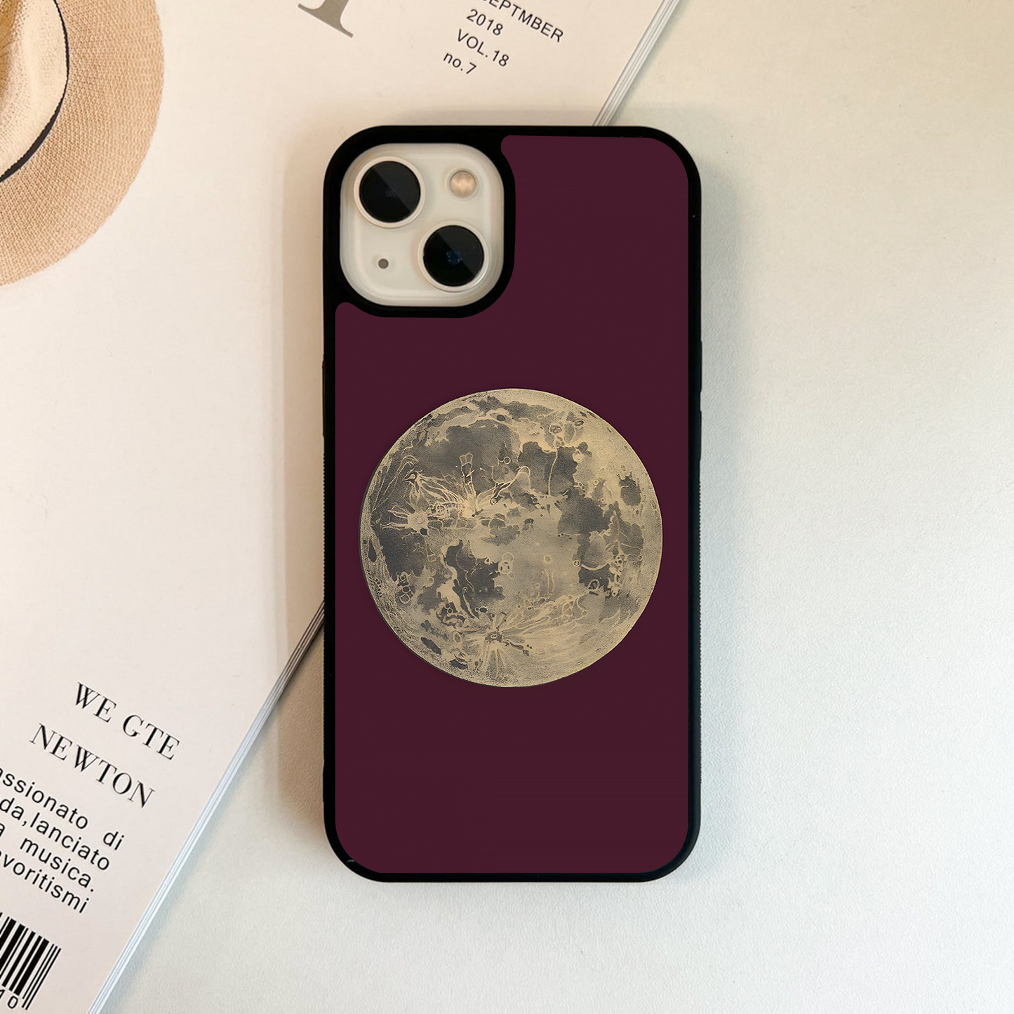 Golden Lunar Glow Glass Case