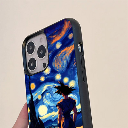 Goku VanGogh Glass Case