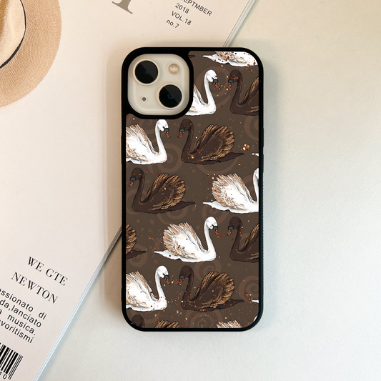 Swan Cocoa Waltz Glass Case