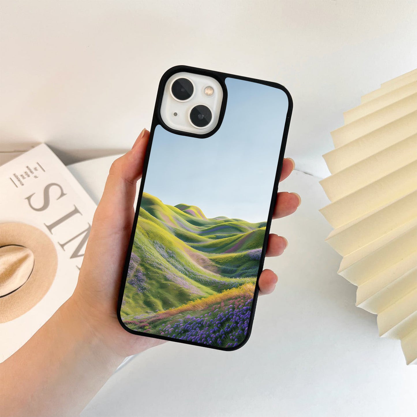 Hillside Bloom Glass Case