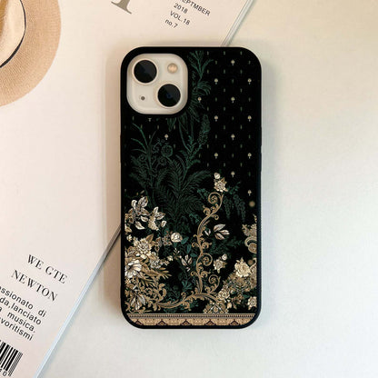 Regal Botanical Tapestry Glass Case