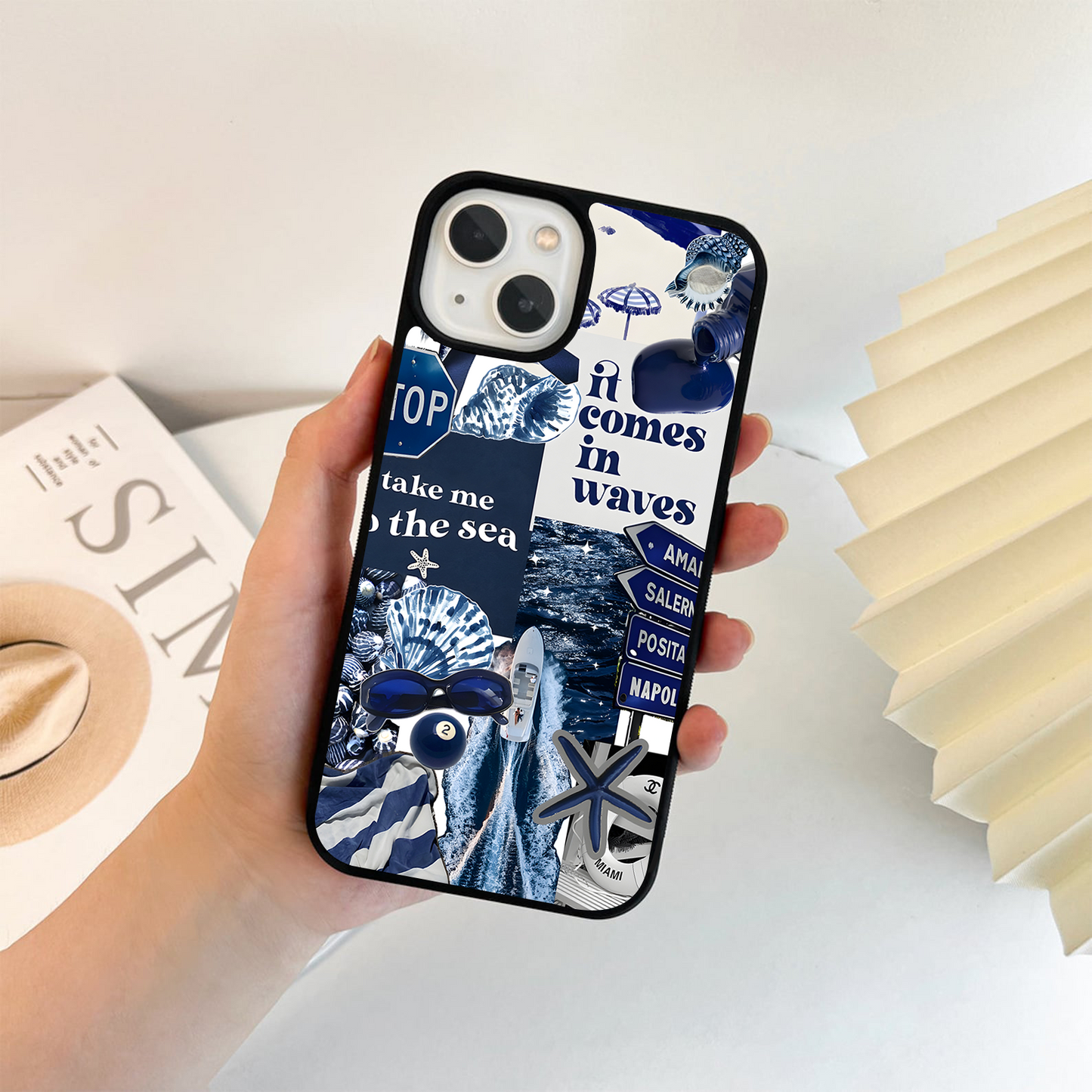 Ocean Wave Mood Glass Case