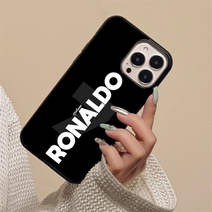 Dark Ronaldo 7 Pattern Glass Case