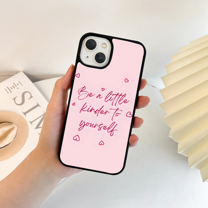 Little Kinder Quote Glass Case