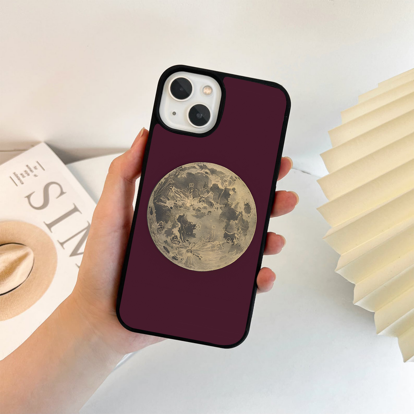 Golden Lunar Glow Glass Case