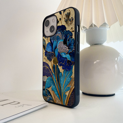 Royal Bloom Art Glass Case