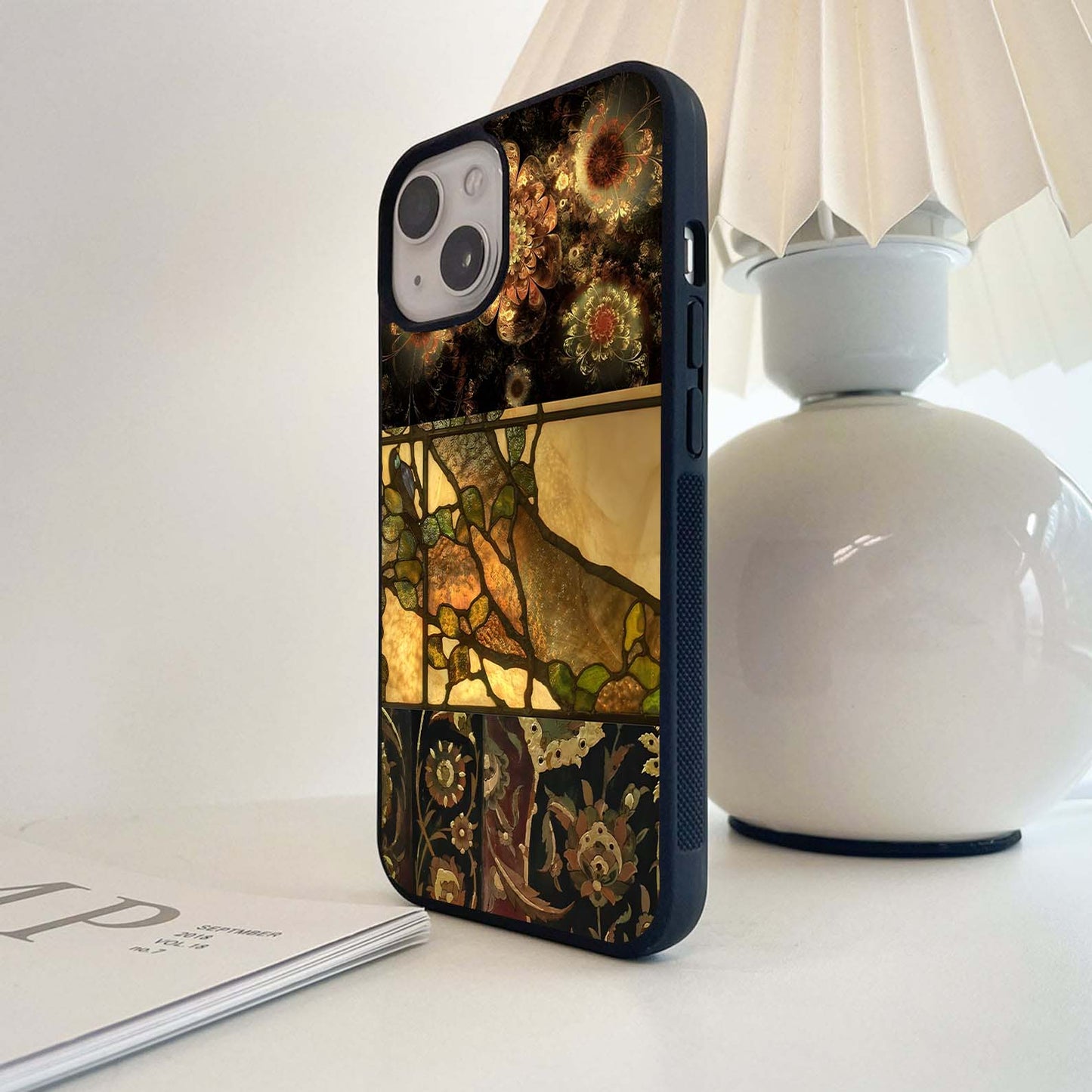 Vintage Bloom Glass Case