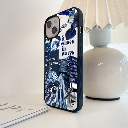 Ocean Wave Mood Glass Case