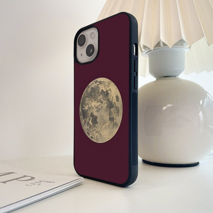 Golden Lunar Glow Glass Case