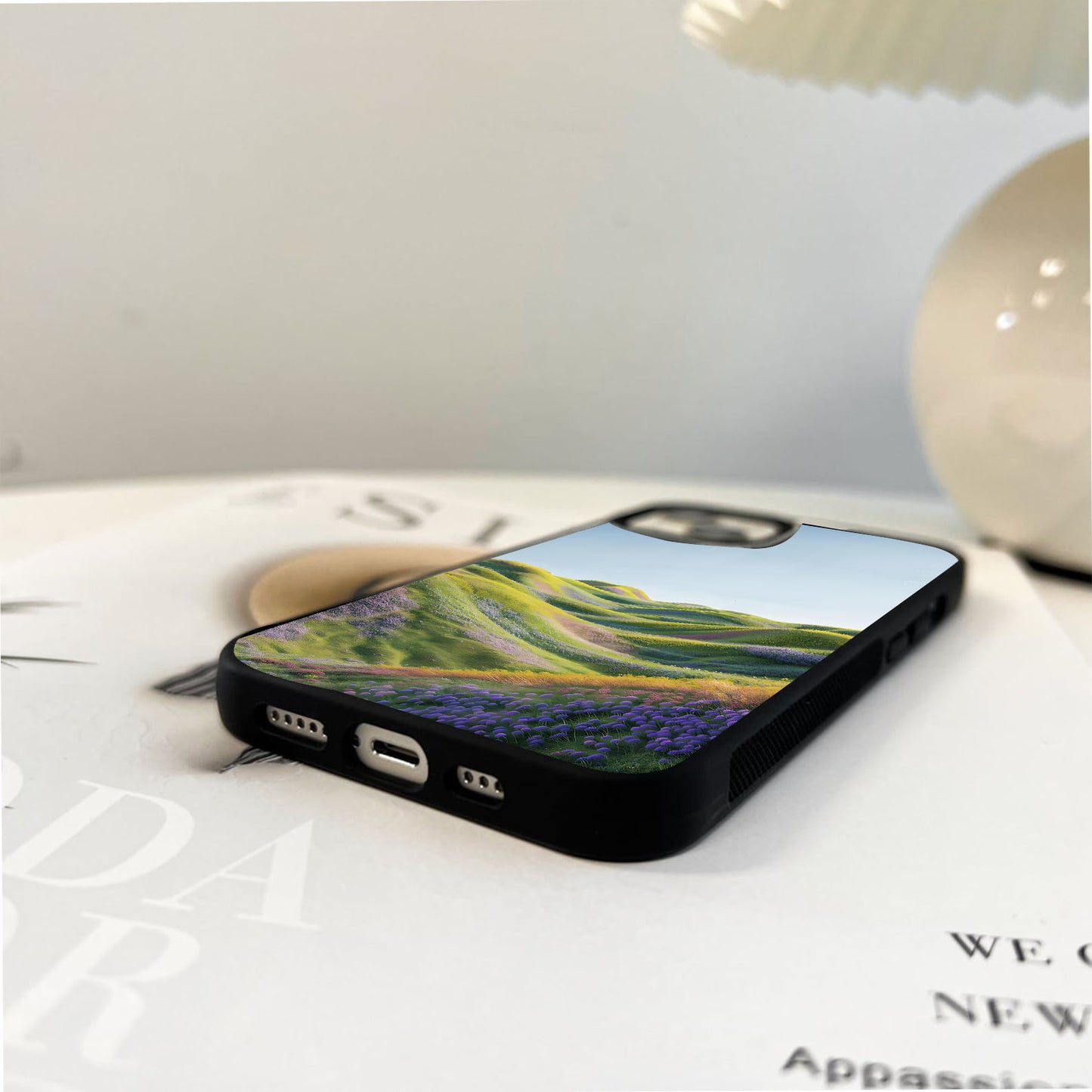 Hillside Bloom Glass Case