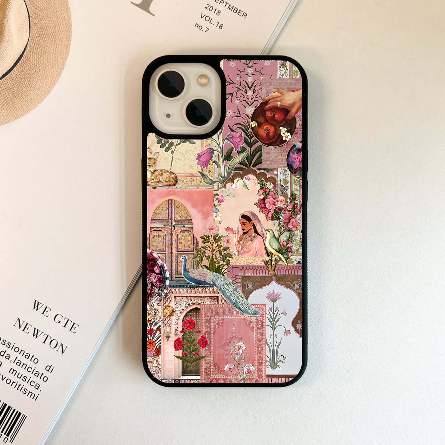 Romantic Mughal  Art Glass Case