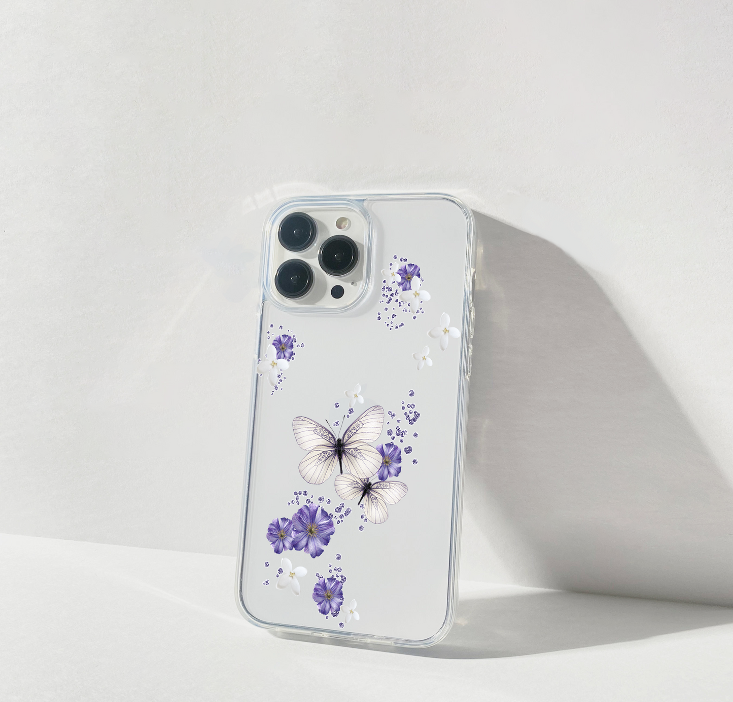 Violet Fairy Garden Clear Silicon Cover