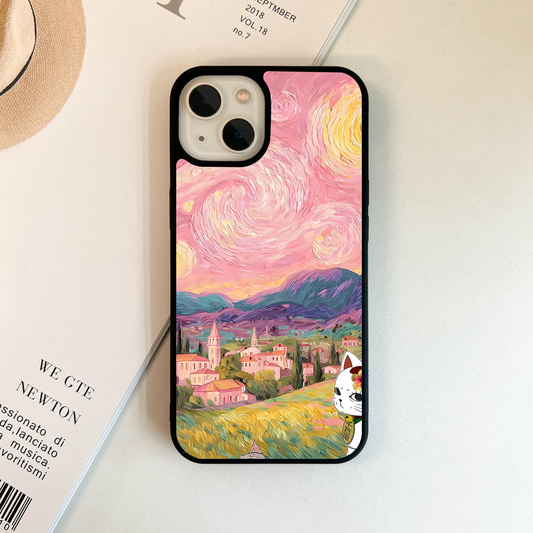 Pastel Dream Skies Glass Case