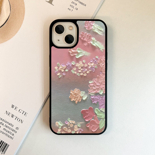 Blushed Garden Canvas Glass Case