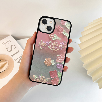 Blushed Garden Canvas Glass Case