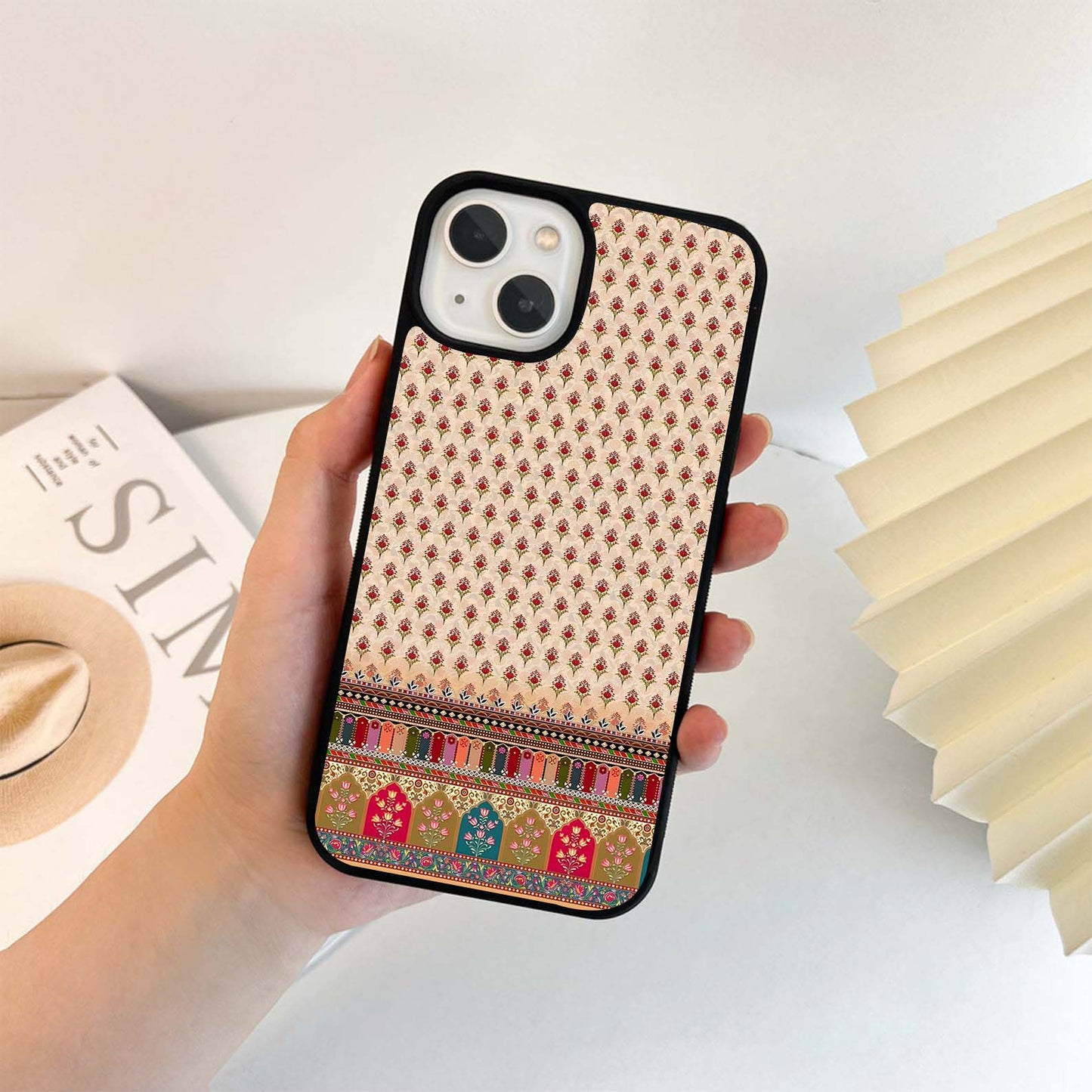 Vintage Rose Royale Glass Case