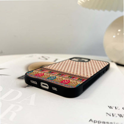 Vintage Rose Royale Glass Case