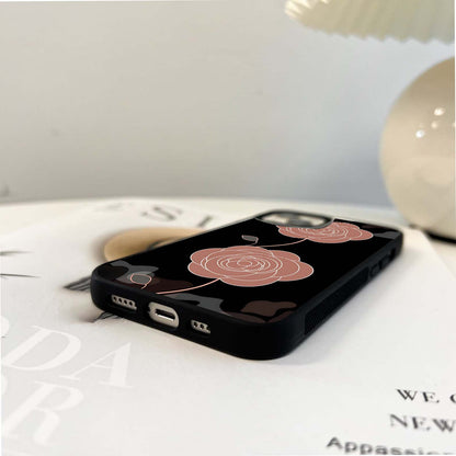 Rosette Bloom Elegance Glass Case