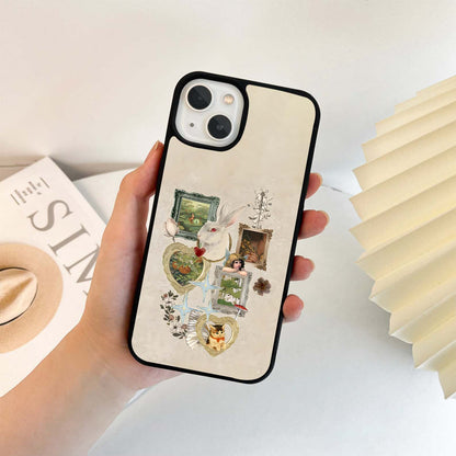 Whimsical Bunny Tales Glass Case