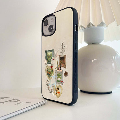 Whimsical Bunny Tales Glass Case