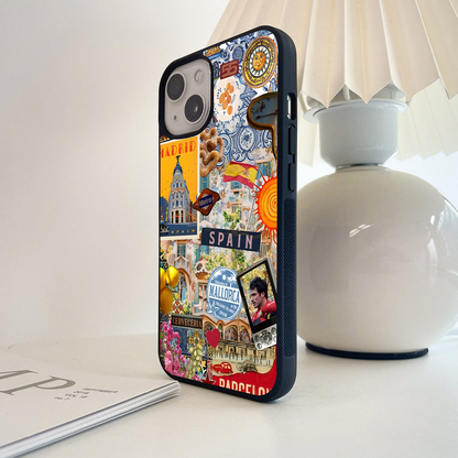 Spanish Summer Vibes Glass Case