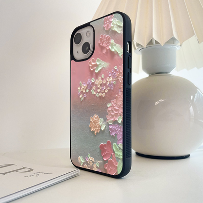 Blushed Garden Canvas Glass Case