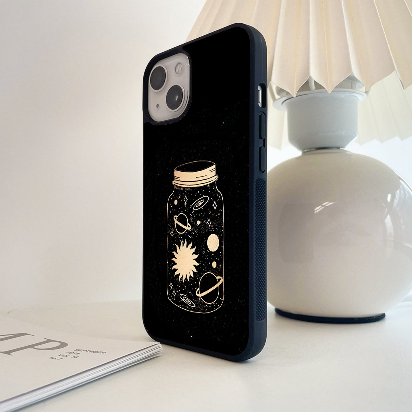 Dark Space Galaxy Glass Case