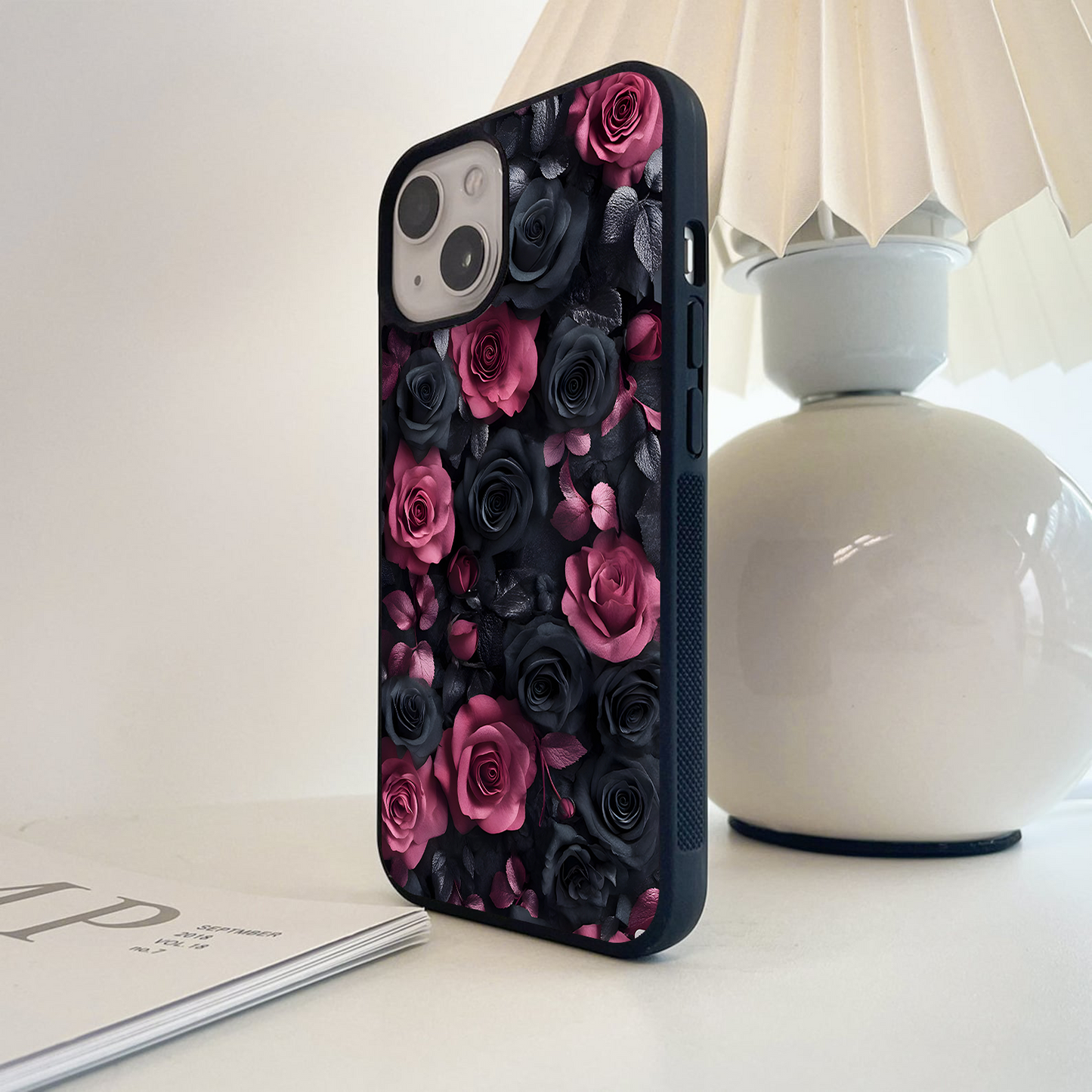 Velvet Rose Aura Glass Case