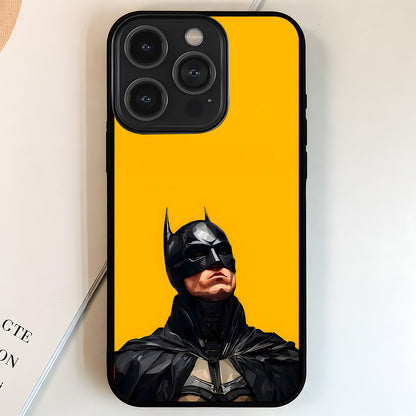 Batman Golden Portrait Glass Case