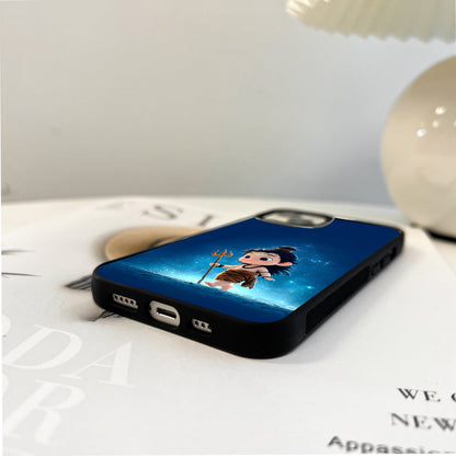 Cute Baby Shiva Glass Case