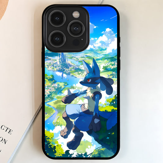 Pokemon Lucario Paradise Glass Case
