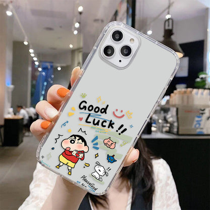 Good Luck Shinchan Clear Silicon Cover