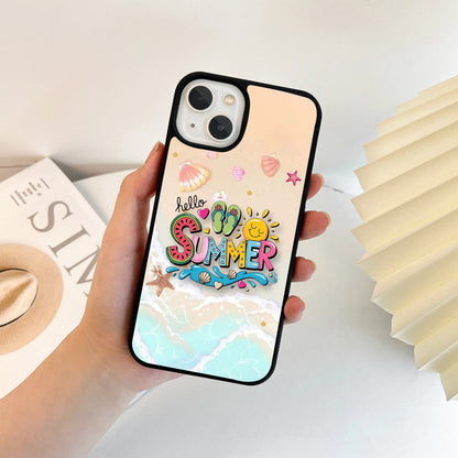 Hello Summer Splash Glass Case