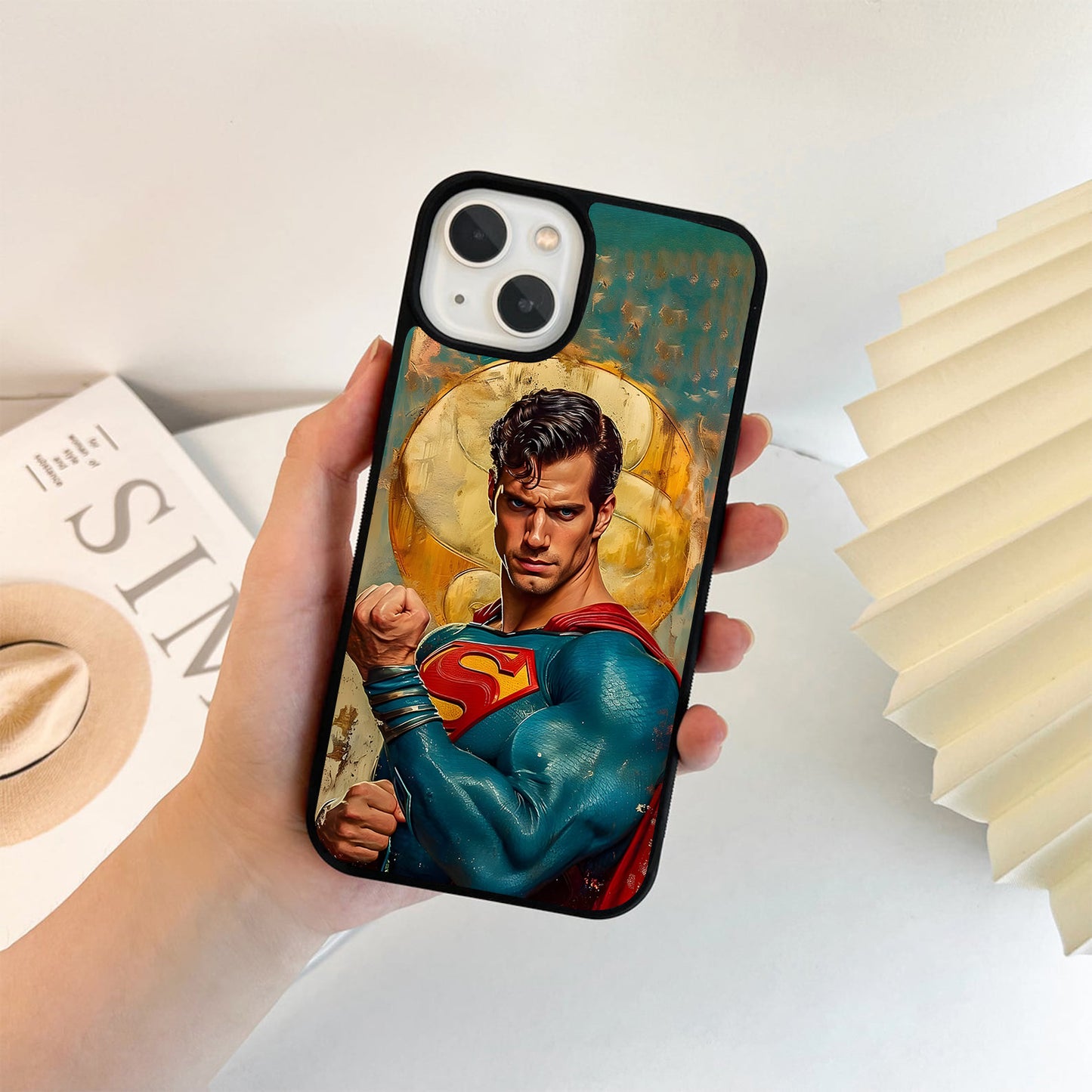 Superman Golden Power Glass Case