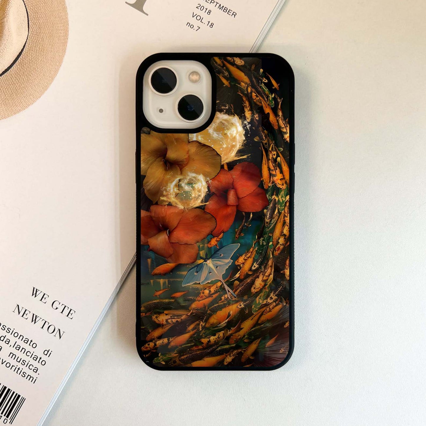 Golden Bloom Swir Glass Case