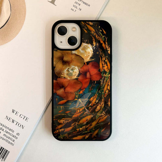 Golden Bloom Swir Glass Case