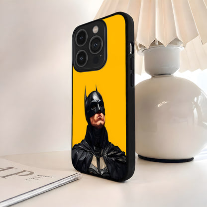 Batman Golden Portrait Glass Case