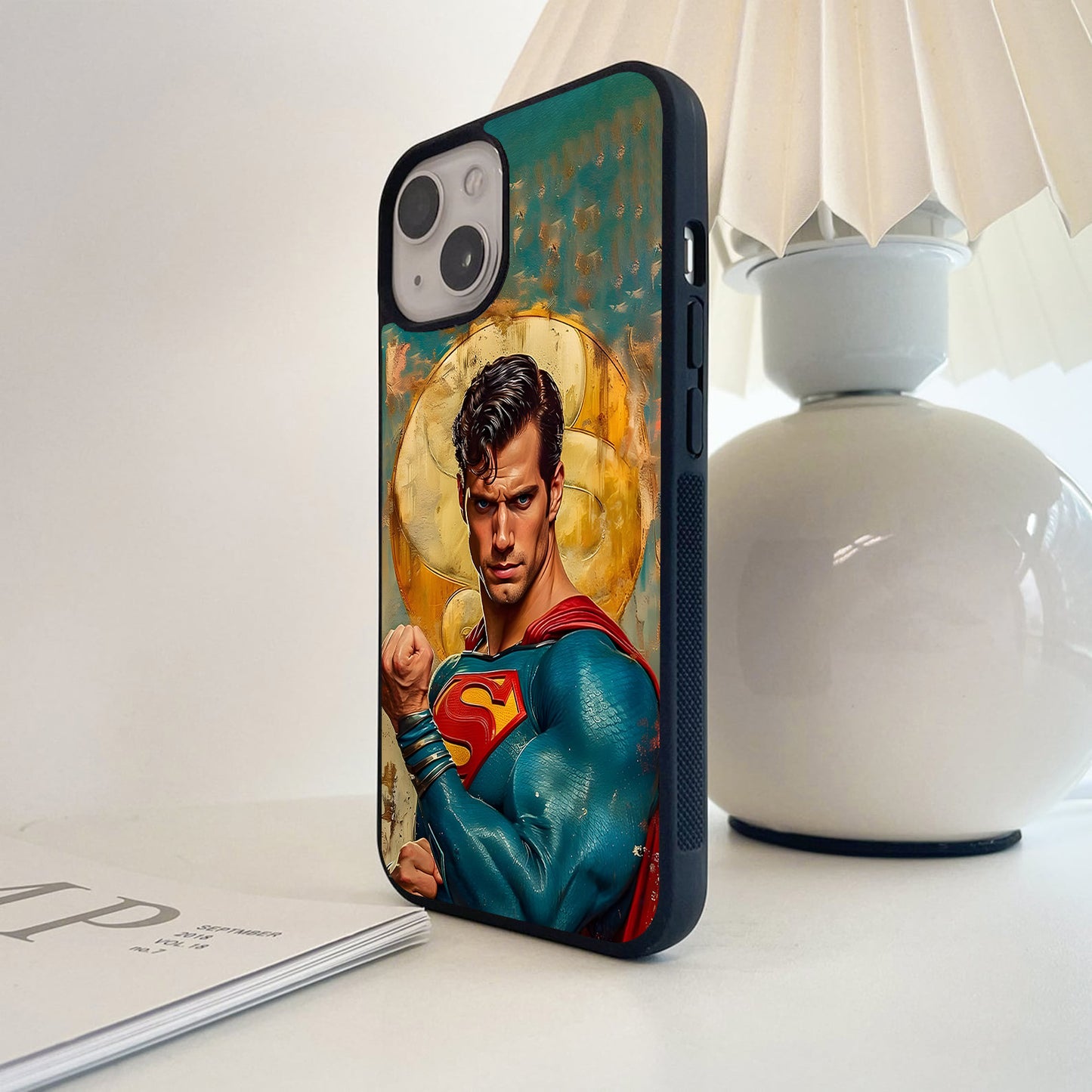 Superman Golden Power Glass Case