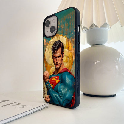 Superman Golden Power Glass Case